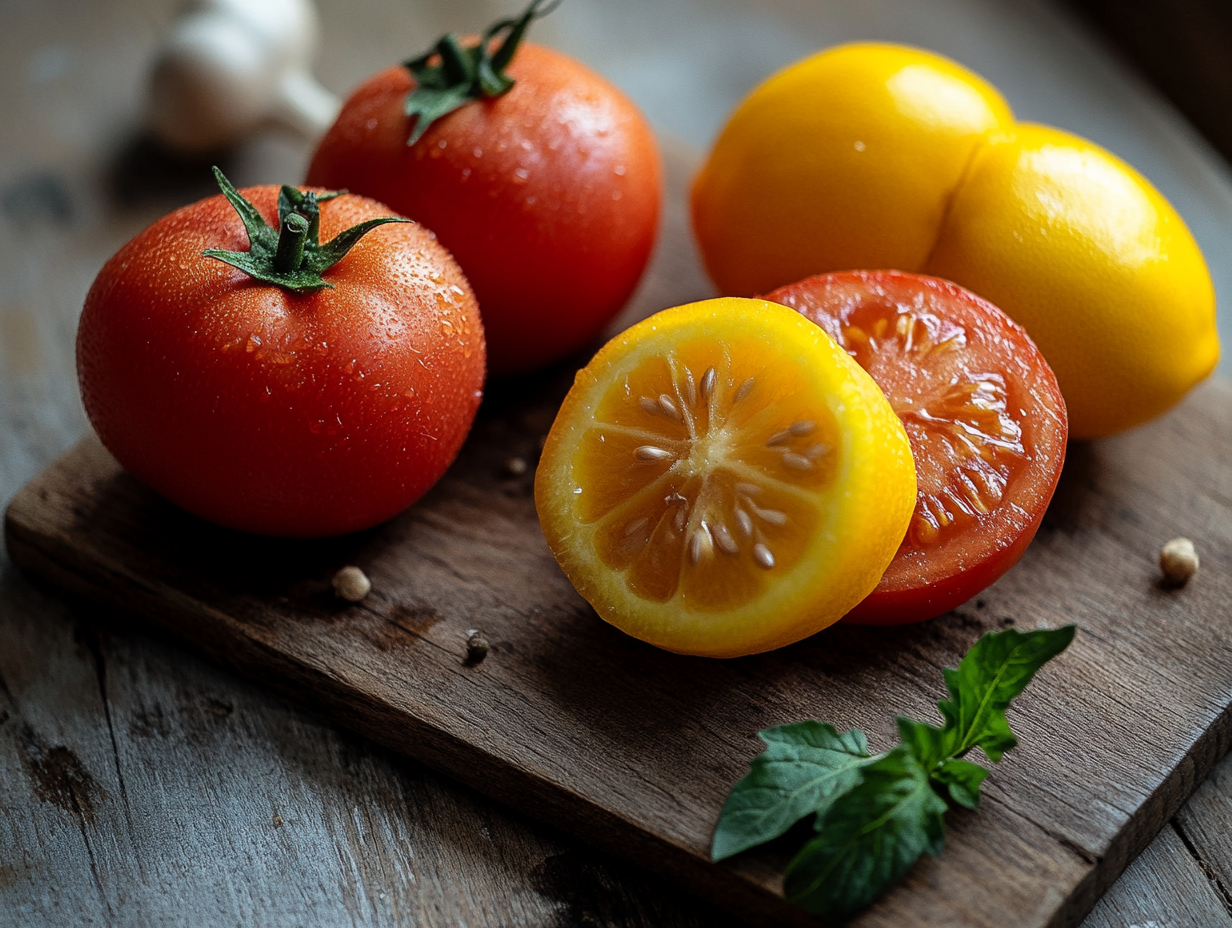 Früchte und Gemüse