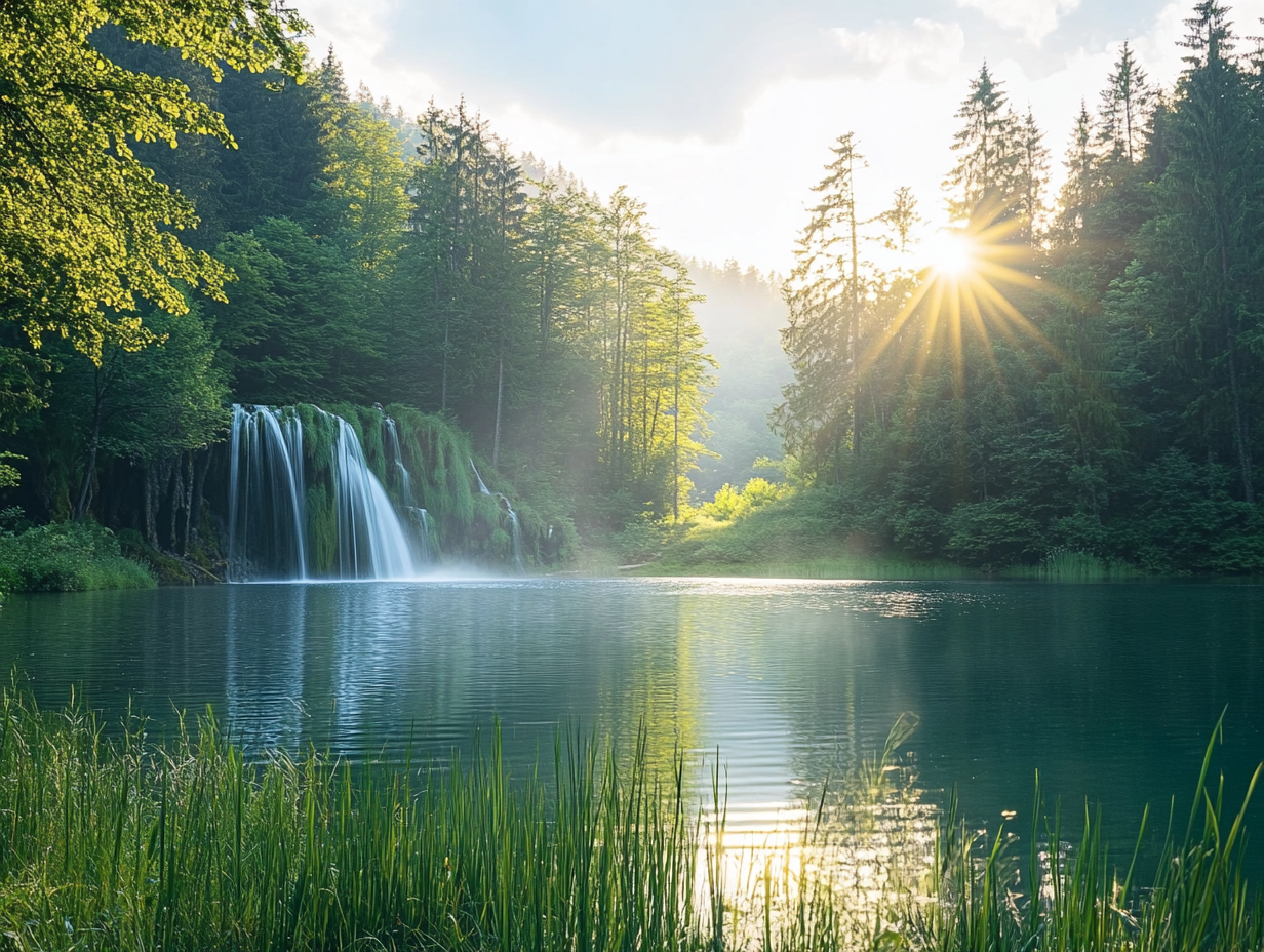 Wasserfälle und Seen